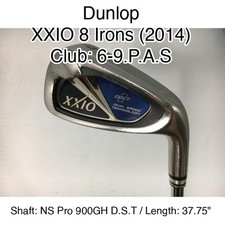 Dunlop XXIO 8 Irons 2014 6-9.P.A.S Iron Set 37.75" NS Pro 900GH D.S.T Regular