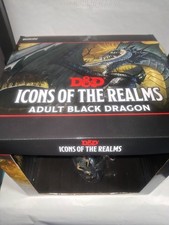 Adult Black Dragon Icons Of The Realms Dungeons Dragons Miniature Figure