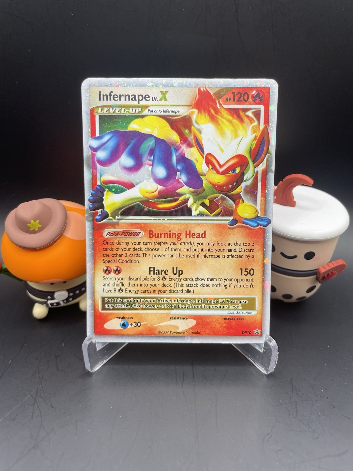 Pokémon TCG Infernape LV.X 121/130 Diamond and Pearl Holo