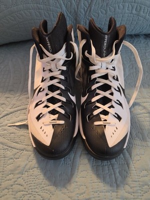 Nike Hyperdunk 2014 Black White High Top Basketball Sneakers 653640-100 Men