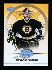 2023-24 Upper Deck Boston Bruins Centennial Century 76/100 Byron Dafoe #12 0c3