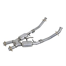 BBK Extractor Series X-Chamber Mid-Pipe 2.5" For Shorty Headers 1663 Mustang