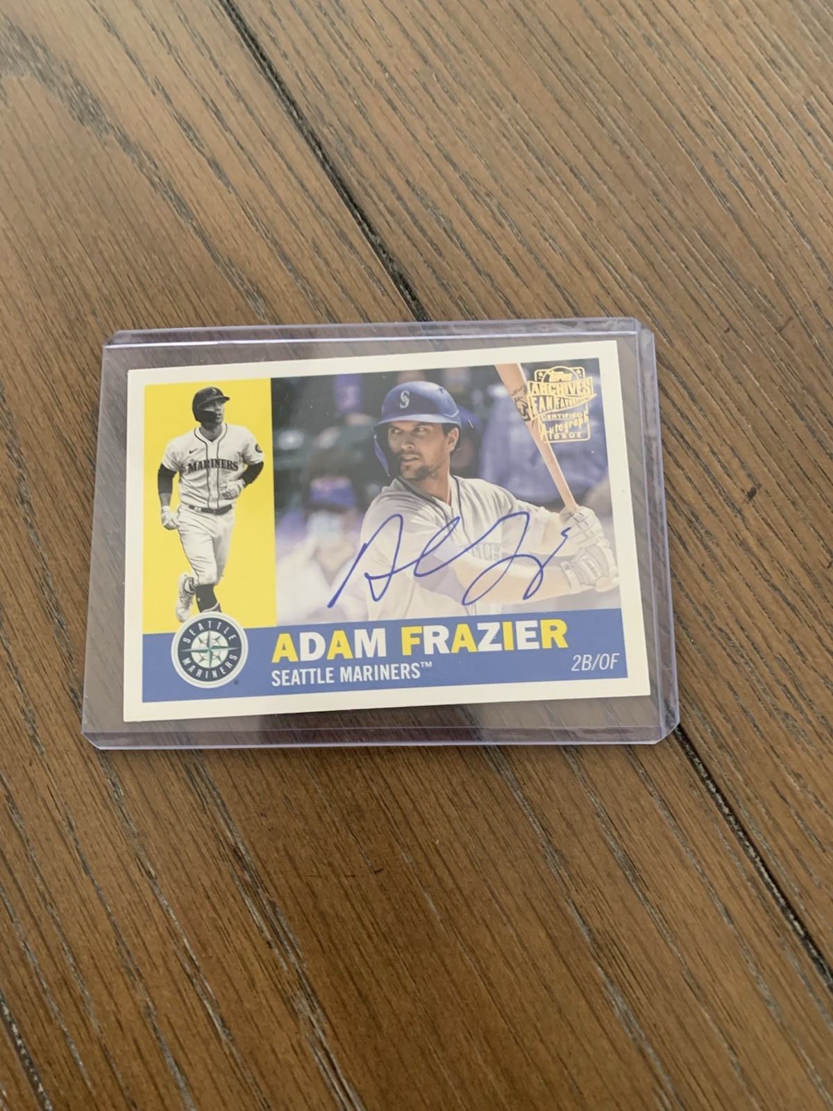 2022 Topps Archives - 1960 Fan Favorites Autographs Adam Frazier #60FF-AF (AU)