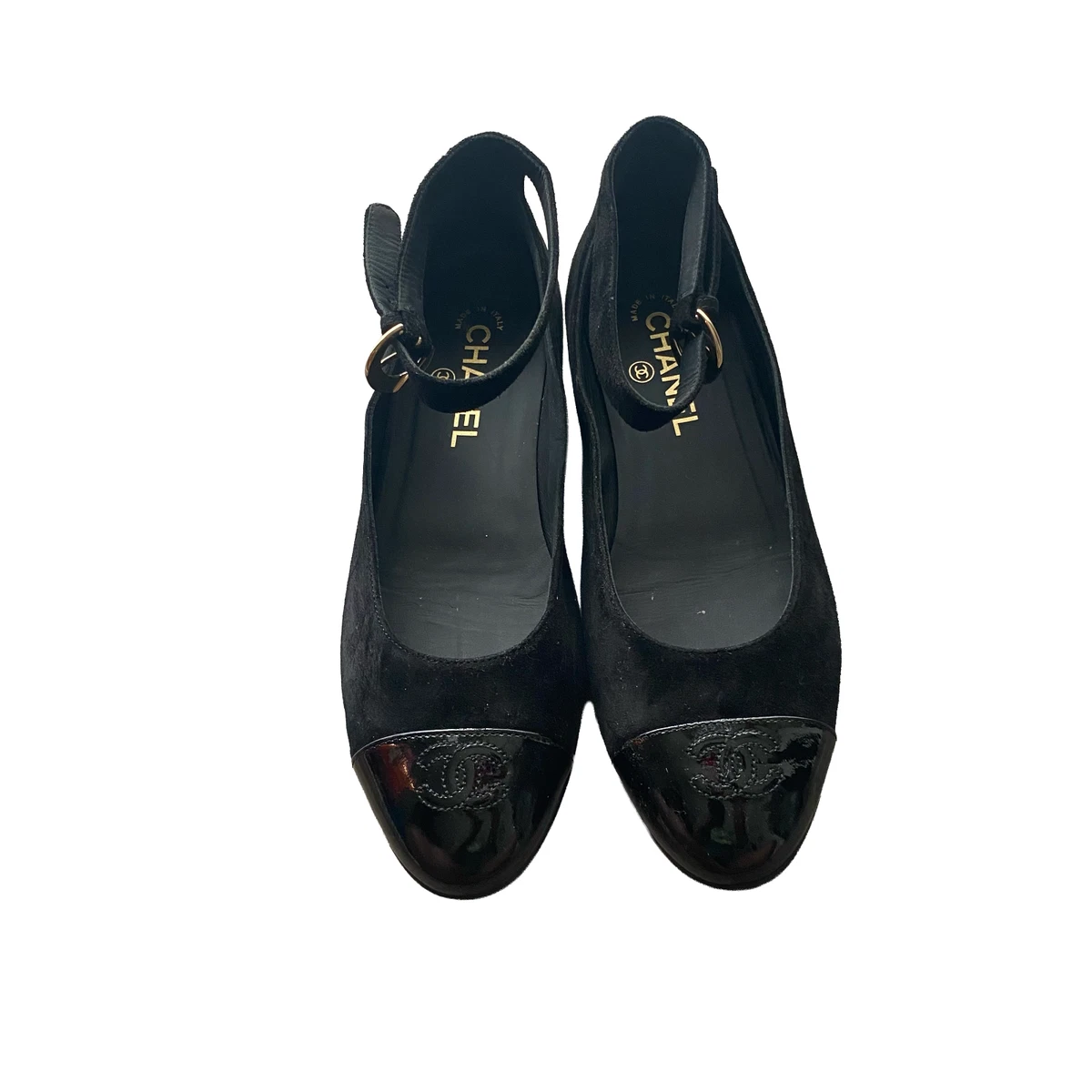 CHANEL Mary Jane Flats for Women with Upper Leather for sale | eBay