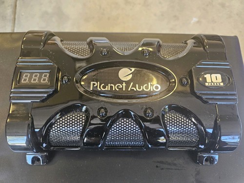 Planet Audio PC10F 10 Farad Capacitor with Digital Voltage Display