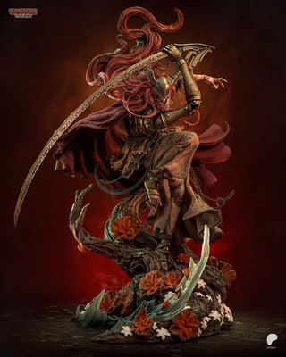 Malenia Elden Ring 1:10 Scale Resin Sculpture 3D 16K Printed Figure by Tanuki