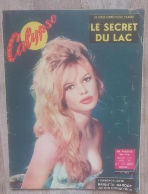 BRIGITTE BARDOT - Lot 10 magazines divers - 1 supplément Paris Match - 1 Flyer - Photo 1/4