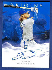 2020 Panini Chronicles Origins Signatures Bo Bichette Blue Rookie #32 - 13/25