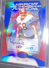 2020 Panini Certified -Mirror Signatures Russ Grimm #MS-RM Mirror Blue 5/25 (AU)