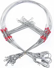 YOTO Fishing Tackle Leaders,Hi-Low Rig,Double Arms Saltwater Stainless Steel