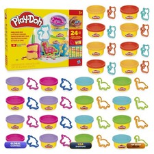 Play-Doh Party Favor Pack, Bulk 24 Pack Modeling Compound Cutters, Classroom