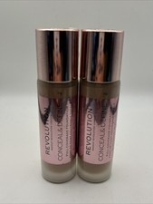 Confezione da 2 fondotinta REVOLUTION MAKEUP Nascondi e Definisci Copertura Completa (F8)