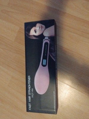 Haarglättungsbürste elektrisch LCD,Hair Straightener Haarglätter Glättungsbürste