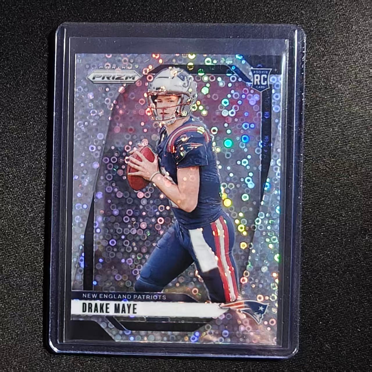 🧂2024 PANINI PRIZM FOOTBALL NO HUDDLE PRIZM RC DRAKE MAYE #329