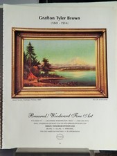 GRAFTON TYLER BROWN  ART PIECES ORIG VTG 2005-3 ADVERTISEMENT,