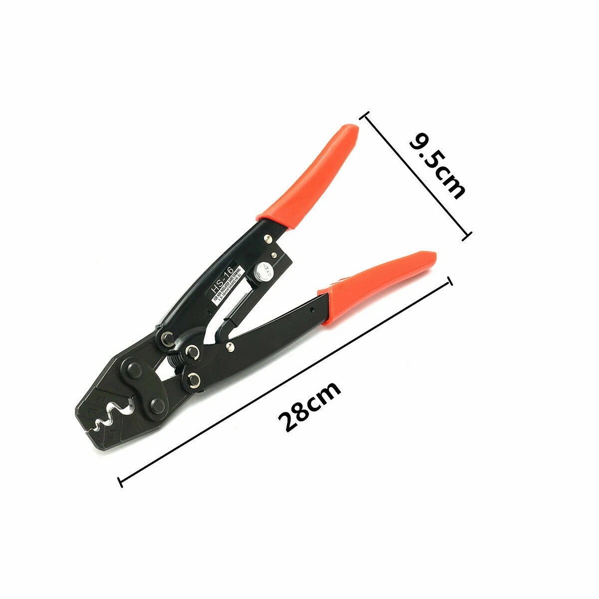 HS 16 1.25 16mm Cable Lug Crimper Crimping Tool Bare Terminal