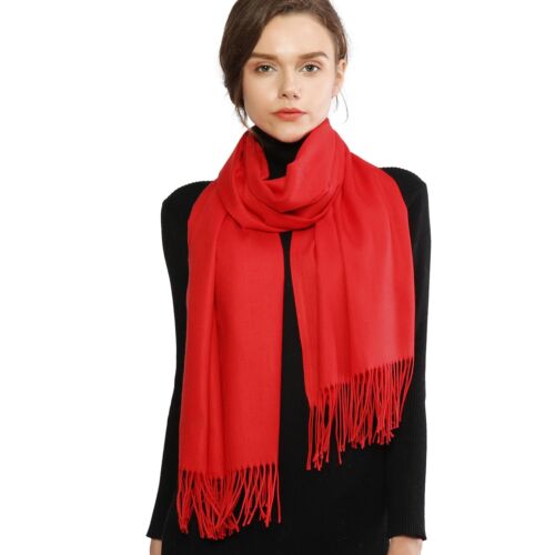 Women Pashmina Shawls Wraps Bridesmaid Wedding Dress Winter Large Scarves - Picture 2 of 7