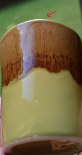 Midcentury WINART Art Pottery Set Yellow Brown Drip Glaze Sugar & Cream Signed - Picture 16 of 24