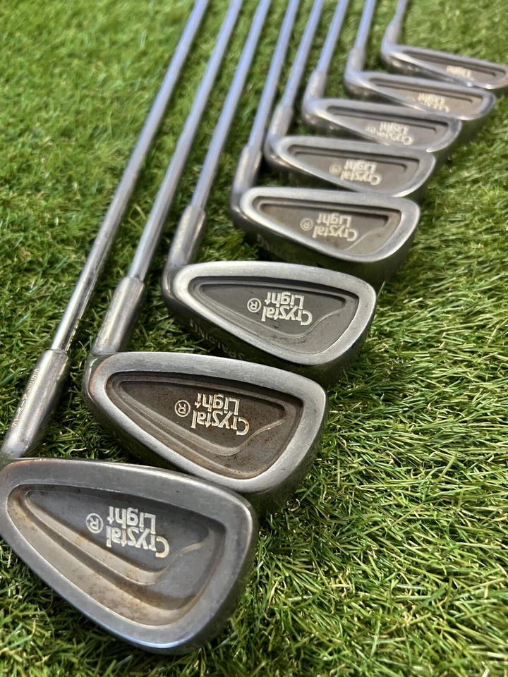 Hierros de golf Spaulding Crystal Light para damas hierros de cavidad 3-PW empuñaduras jugables diestras Foto 4 de 4