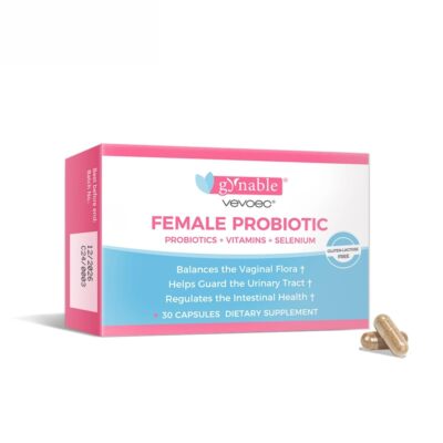 Vevoec Gynable Vaginal Probiotics 5B CFU 5 Strains PH & Immune Support