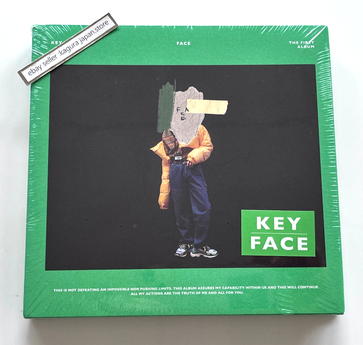 SHINee キー key face CD アルバム 韓国盤 SHINee KEY FACE Green ver. 1st Solo Album CD + Booklet + Photocard