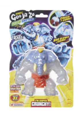 Heroes of Goo Jit Zu Glow Shifters Gigatusk Ultra Rare Brand New
