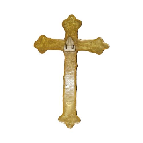 VTG 8.5” Illuminated Cross Wall Decoration Night Light Crucifix Religion Christ - Picture 2 of 3
