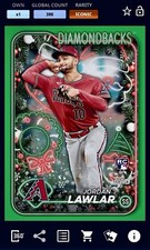 Topps Bunt 2024 Baseball Jordan Lawlar Holliday S1 Green Iconic