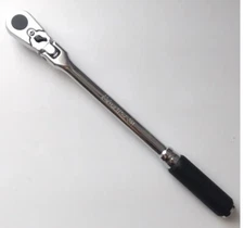 KOKEN Z-EAL 3/8" FLEXIBLE HEAD LONG RATCHET HANDLE (280mm) 3726Z-280