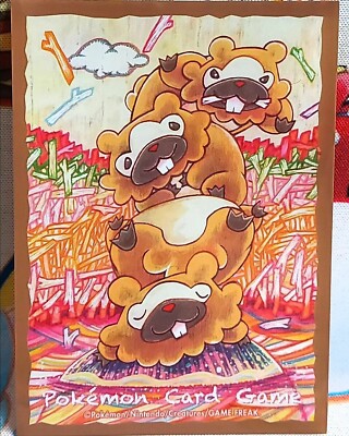 Complete Set Of 9 Rare Tomokazu Komiya Pokemon Sleeves - All Pack