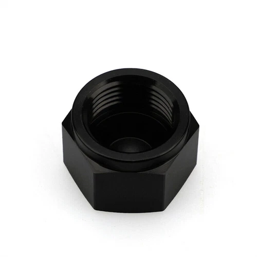 2pcs 6 -8 -10 Female AN Flare Fitting Cap 6AN 8AN 10AN Block Off Aluminum Black - Picture 5 of 13