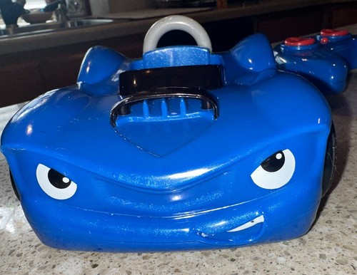 2 Little Tikes RC Bumper Cars ~Works Great W/O Original Drivers Red & Blue Cars - Picture 22 of 23