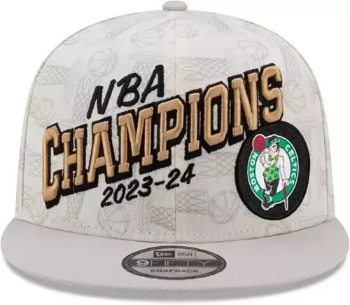 Boston Celtics New Era 2024 NBA Champions Locker Room Snapback Hat