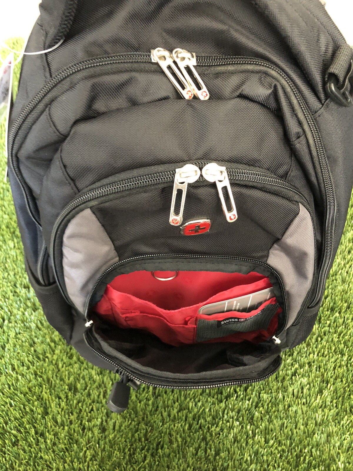 Swiss Gear Backpack Laptop Carry Bag Black 