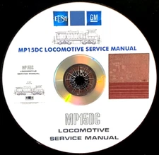 EMD 1980 MP15DC Locomotive Service Manual PDF Pages on DVD