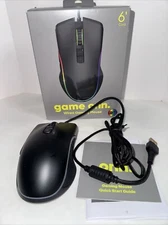 Gaming Mouse with attached USB power cable 6 ft Onn