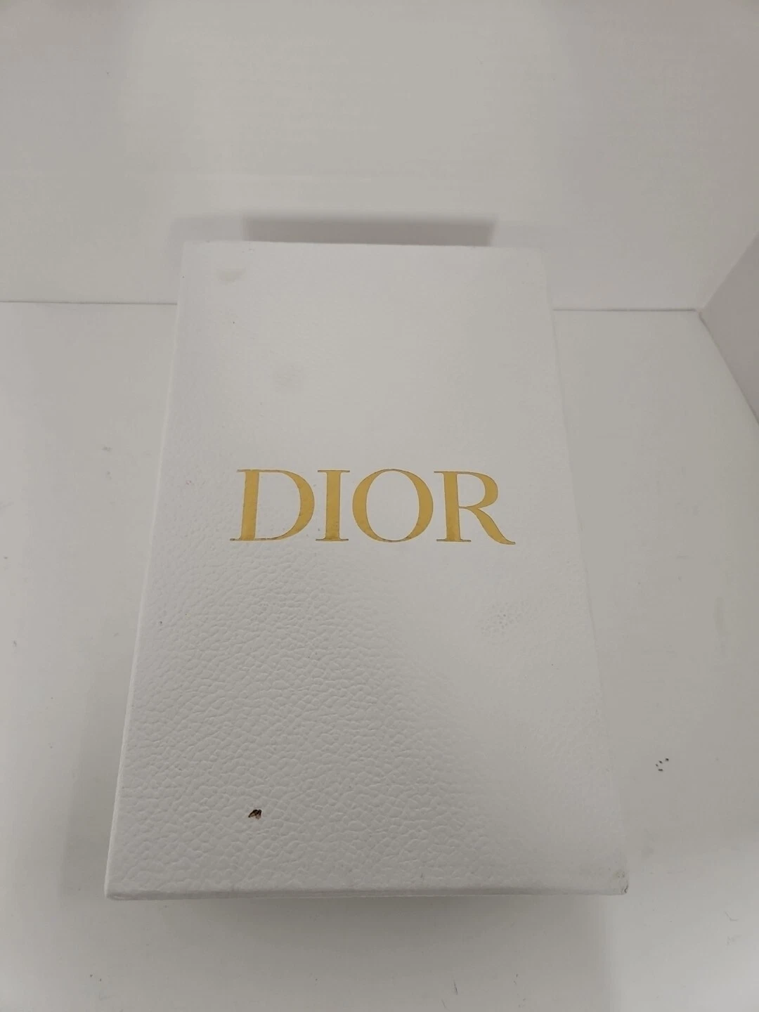 Authentique coffret cadeau Dior vide boîte moyenne carte mouchoir 