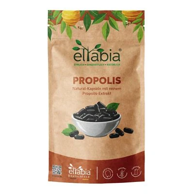 ELTABIA Capsule di Propoli 200 pz | Alto Dosaggio 450mg Dose Giornaliera | Resina Naturale d'Api