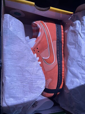Size 8.5 - Nike Dunk Low SB x Concepts Orange Lobster