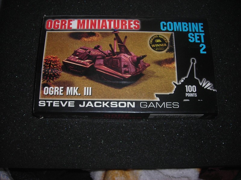STEVE JACKSON OGRE MINIATURES COMBINE SET 2 OGRE MKIII 100% COMPLETE