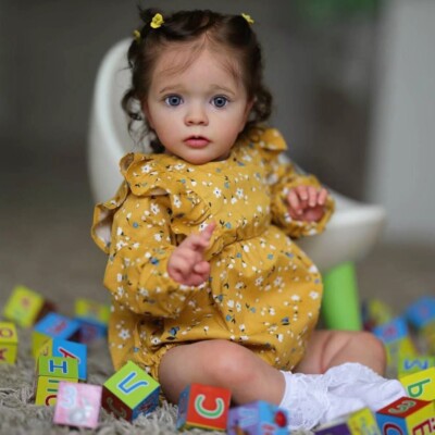 22'' Reborn Baby Dolls Vinyl Silicone Realistic Handmade Soft Newborn Doll Gift