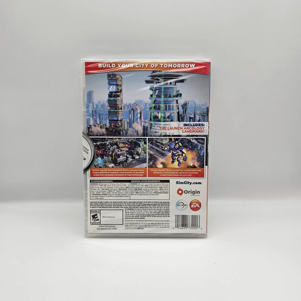 SIMCITY, Cities of Tomorrow Expansion Pack, PC/MAC, Download Version New Sealed - Image 2 of 3