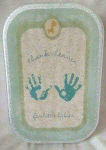 Carter's Child of Mine Baby's Hand & Foot Print Kit New Sealed Plaster 2006