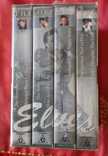 Elvis Presley 25th Anniversary VHS 4 Video Set Collection 16 Hours 1977 - 2002 - Picture 2 of 6