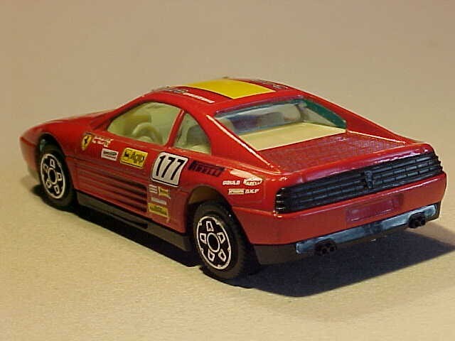 4 INCH 1989 Ferrari 348tb Rally Burago 1/43 Diecast Mint Loose | eBay