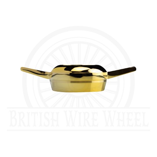 Gold KO Spinner Caps with Monte Carlo Gold & White Wire Wheel Chips, Set of 4 - Picture 41 of 60
