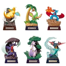 Re-Mento Pokemon Pocket Statue Dragon Type 6 Pack Box -