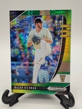 2020 Panini Prizm Draft Picks Baseball Mason Hickman Lime Green Pulsar Prizm