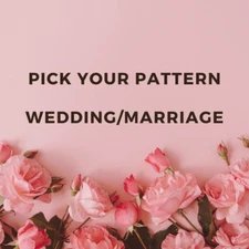 PICK YOUR STITCH - WEDDING THEMED CROSS STITCH LEAFLETS