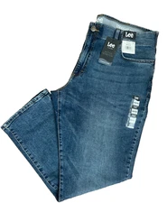 Lee Men's Straight Tapered Denim Jeans size 40X30 color Stream
